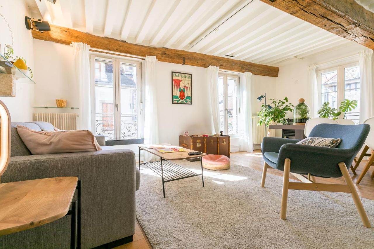 Le Rousseau Charme Et Authenticite- Srloc Apartment Dijon Ngoại thất bức ảnh